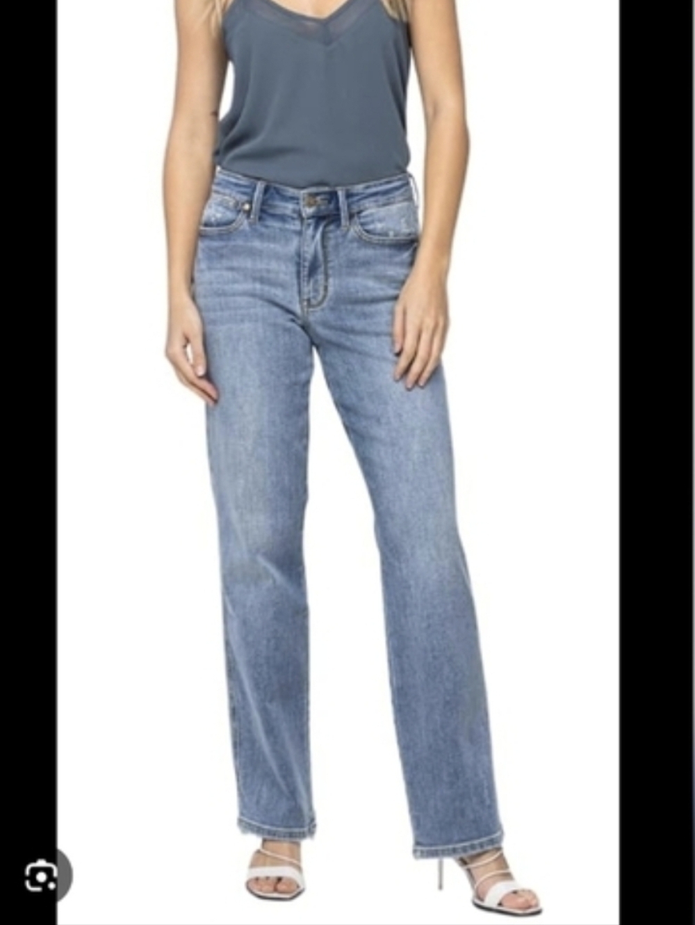 JUDY BLUE.... BLUE DAD WOMENS  JEANS ..SIZE:11/30